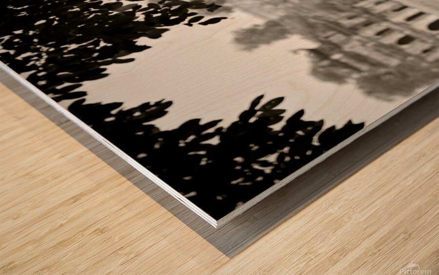 Old Honda in Hanoi Wood print