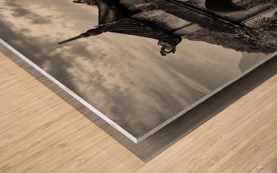 Vietnamese Shrine Wood print