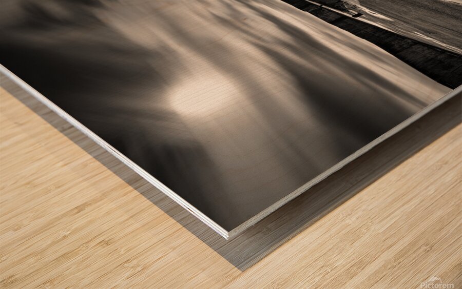 Collieston Breakwater Wood print